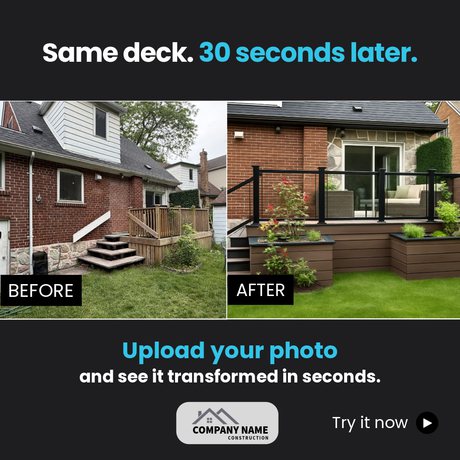 Sample social post: Same deck, 30 seconds later.